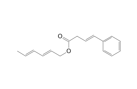 (2E,4E)-2,4-hexadienyl 4-phenyl-3-butenoate