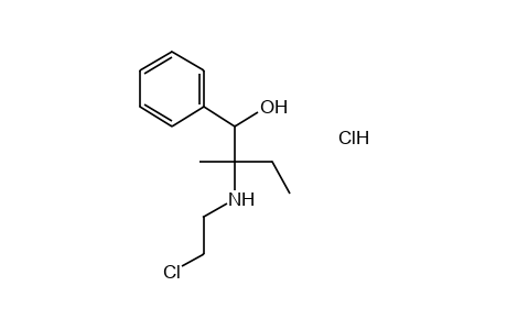 alpha-{1-[(2-CHLOROETHYL)AMINO]-1-METHYLPROPYL}BENZYL ALCOHOL, HYDROCHLORIDE