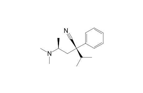 (2R,4S)-4-Dimethylamino-2-isopropyl-2-phenylpentanenitrile
