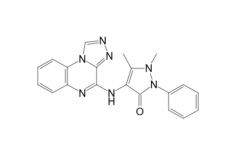 4-([1,2,4]triazolo[4,3-a]quinoxalin-4-ylamino)-1,5-dimethyl-2-phenyl-1H-pyrazol-3(2H)-one