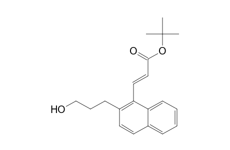 (E)-tert-Butyl 3-(2-(3-hydroxypropyl)naphthalen-1-yl)acrylate