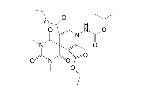 Diethyl 9-[(tert-butoxycarbonyl)amino]-2,4,8,10-tetramethyl-1,3,5-trioxo-2,4,9-triazaspiro[5.5]undeca-7,10-diene-7,11-dicarboxylate