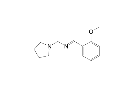 (E)-o-anisylidene(pyrrolidinomethyl)amine