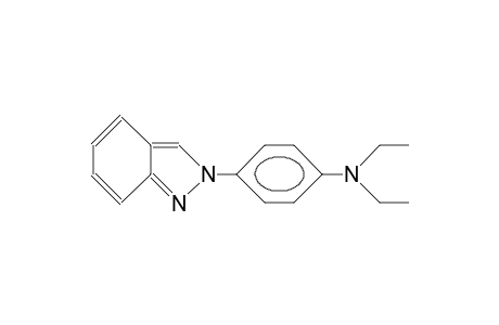 Benzenamine, N,N-diethyl-4-(2H-indazol-2-yl)-