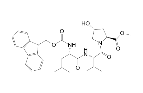N-Fluorenyl-9-yl-methyloxycarbonyl-L-leucyl-L-valyl-4R-hydroxy-L-proline methyl ester