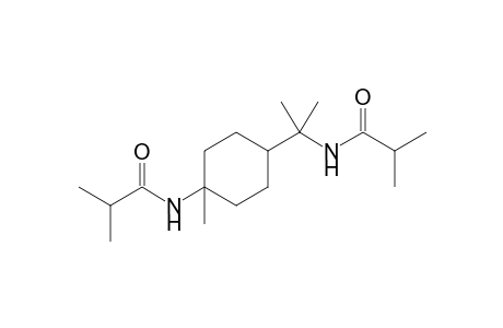 2-Methyl-N-[1-methyl-4-[1-methyl-1-(2-methylpropanoylamino)ethyl]cyclohexyl]propanamide