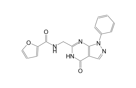 2-furancarboxamide, N-[(4,5-dihydro-4-oxo-1-phenyl-1H-pyrazolo[3,4-d]pyrimidin-6-yl)methyl]-