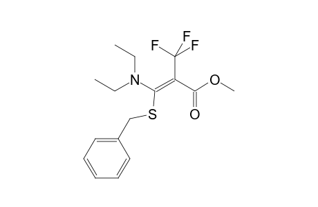 Methyl (2E)-3-(benzylsulfanyl)-3-(diethylamino)-2-(trifluoromethyl)-2-propenoate