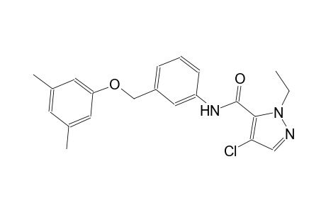 4-chloro-N-{3-[(3,5-dimethylphenoxy)methyl]phenyl}-1-ethyl-1H-pyrazole-5-carboxamide