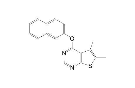 thieno[2,3-d]pyrimidine, 5,6-dimethyl-4-(2-naphthalenyloxy)-