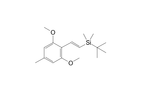 (E)-2-(2-t-Butyldimethylsilylethenyl)-1,3-dimethoxy-5-methylbenzene