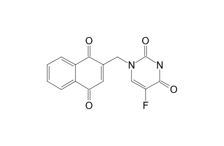 1-[(1,4-DIOXO-1,4-DIHYDRO-NAPHTHALEN-2-YL)-METHYL]-5-FLUORO-PYRIMIDINE-2,4(1H,3H)-DIONE