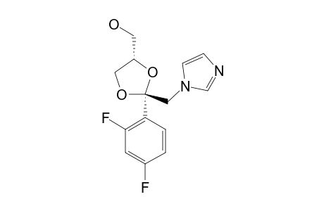 TRANS-2-(2,4-DIFLUOROPHENYL)-2-[1H-IMIDAZOL-1-YL]-METHYL-1,3-DIOXOLANE-4-METHANOL