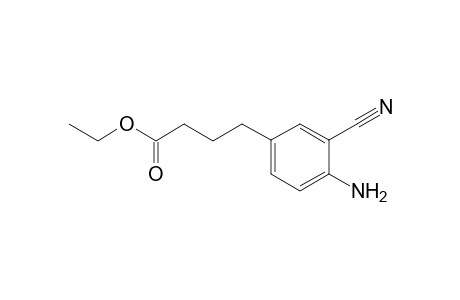 4-(4-Amino-3-cyano-phenyl)-butyric acid ethyl ester
