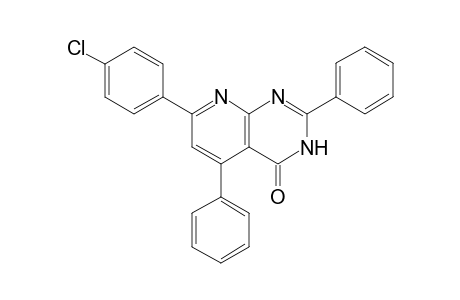 7-(4-Chlorophenyl)-2,5-diphenyl-3,4-dihydropyrido[2,3-d]pyrimidin-4-one