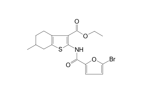 2-[(5-bromo-2-furoyl)amino]-6-methyl-4,5,6,7-tetrahydrobenzothiophene-3-carboxylic acid ethyl ester