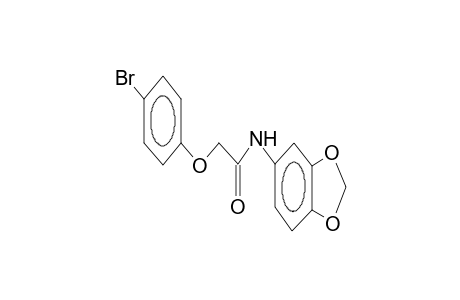 N-(3,4-methylenedioxyphenyl)-4-bromophenoxyacetamide