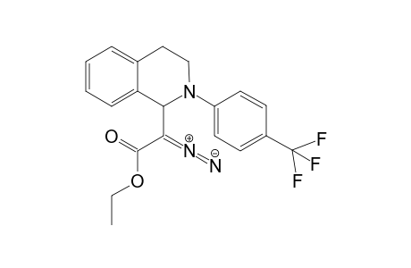 Ethyl 2-diazo-2-(2-(4-(trifluoromethyl)phenyl)-1,2,3,4-tetrahydroisoquinolin-1-yl) acetate
