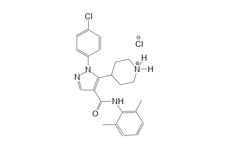 piperidinium, 4-[1-(4-chlorophenyl)-4-[[(2,6-dimethylphenyl)amino]carbonyl]-1H-pyrazol-5-yl]-, chloride