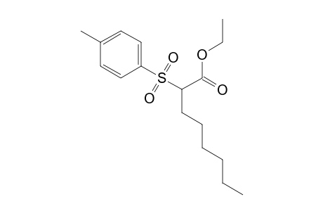 2-Tosylcaprylic acid ethyl ester