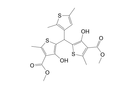 3-Thiophenecarboxylic acid, 5-[(2,5-dimethyl-3-thienyl)[3-hydroxy-4-(methoxycarbonyl)-5-methyl-2-thienyl]methyl]-4-hydroxy-2-methyl-, methyl ester