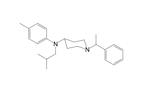 N-4-methylphenyl-N-(2-methylpropyl)-1-(1-phenylethyl)piperidin-4-amine