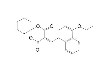 1,5-dioxaspiro[5.5]undecane-2,4-dione, 3-[(4-ethoxy-1-naphthalenyl)methylene]-