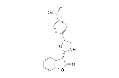 (3E)-3-[5-(4-nitrophenyl)-1,3-oxazolidin-2-ylidene]-1-benzofuran-2-one