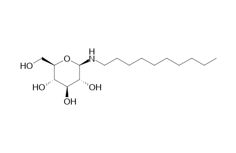 Glucopyranosylamine, N-decyl-, beta-D-
