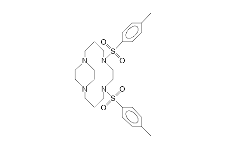 1,12-Bis(4-tosyl)-tetraaza-bicyclo((10.2.2)hexadecane