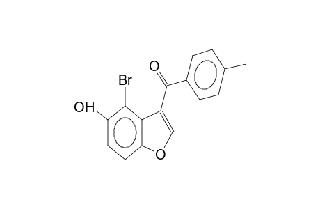 3-(4-methylbenzoyl)-4-bromo-5-hydroxybenzofuran