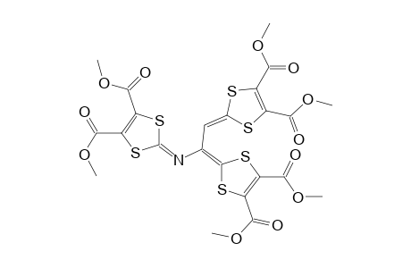 2-[2-(4,5-dicarbomethoxy-1,3-dithiol-2-ylidene)-2-[(4,5-dicarbomethoxy-1,3-dithiol-2-ylidene)amino]ethylidene]-1,3-dithiole-4,5-dicarboxylic acid dimethyl ester