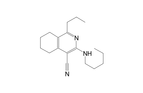 4-isoquinolinecarbonitrile, 5,6,7,8-tetrahydro-3-(pentylamino)-1-propyl-