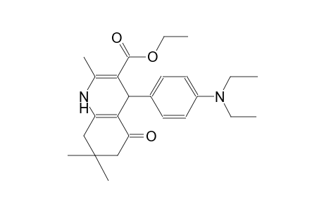 ethyl 4-[4-(diethylamino)phenyl]-2,7,7-trimethyl-5-oxo-1,4,5,6,7,8-hexahydro-3-quinolinecarboxylate