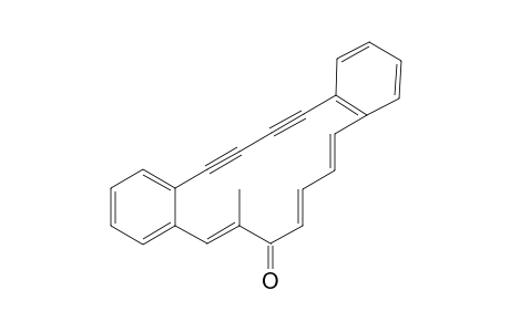 7H-Dibenzo[a,g]cyclopentadecen-7-one, 16,17,18,19-tetradehydro-6-methyl-, (E,E,E)-