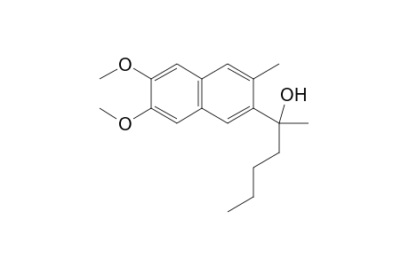 2,3-Dimethoxy-6-(1-hydroxy-1-methyl-pentyl)-7-methyl-naphthalene