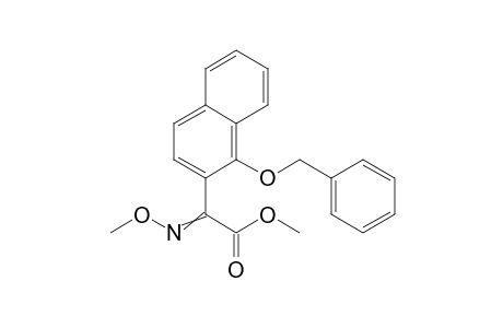 2-Naphthaleneacetic acid, alpha-(methoxyimino)-1-(phenylmethoxy)-,methyl ester