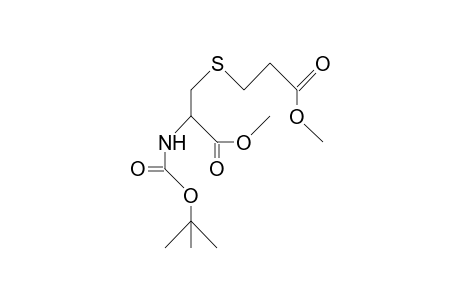 N-T-Butoxycarbonyl-S-(2-methoxycarbonyl-ethyl)-L-cysteine methyl ester