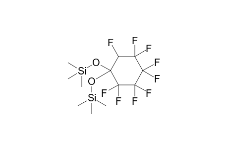 1,1-bis[(Trimethylsilyl)oxy]-perfluoro-2H-cyclohexane