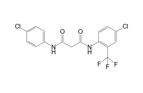 N-(4'-Chlorophenyl)-N'-[(4"-chloro-2"-trifluoromethyl)phenyl]malonediamide