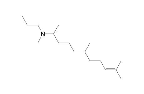 N-propyl-N,1,5,9-tetramethyl-8-decenylamine