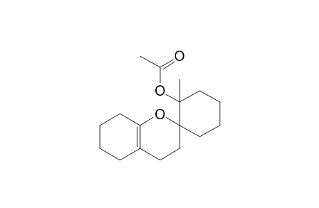 2'-methyl-5,6,7,8-tetrahydrospiro[chroman-2,1'-cyclohexan]-2'-ol, acetate
