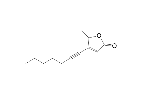 3-Hept-1-ynyl-2-methyl-2H-furan-5-one