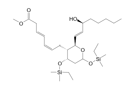 11-dehydrothromboxane-B2-methyl ester-dimethylethysilyl derivative