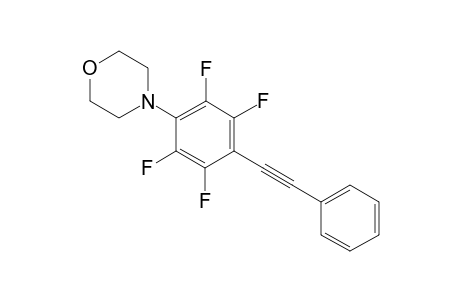 1-(4-Morpholino-2,3,5,6-tetrafluorophenyl)-2-phenylethyne