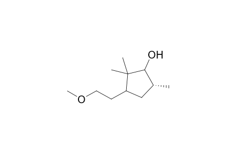 (5R)-3-(2'-Methoxyethyl)-2,2,5-trimethylcyclopentanol