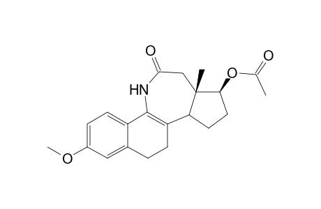 17.beta.-Acetoxy-3-methoxy-11-aza-C-homoestra-1,3,5(10),8(9)-tetraen-12-one