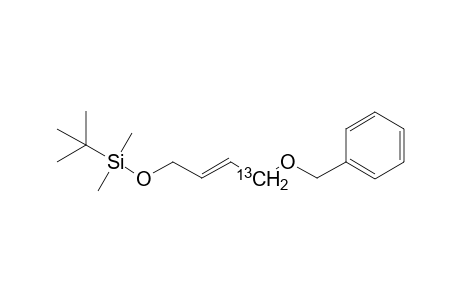 [4-13C]-(E)-((4-(benzyloxy)but-2-en-1-yl)oxy)(tert-butyl)dimethylsilane