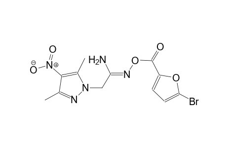 (1Z)-N'-[(5-bromo-2-furoyl)oxy]-2-(3,5-dimethyl-4-nitro-1H-pyrazol-1-yl)ethanimidamide