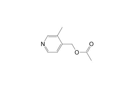 4-Pyridinemethanol, 3-methyl-, acetate (ester)